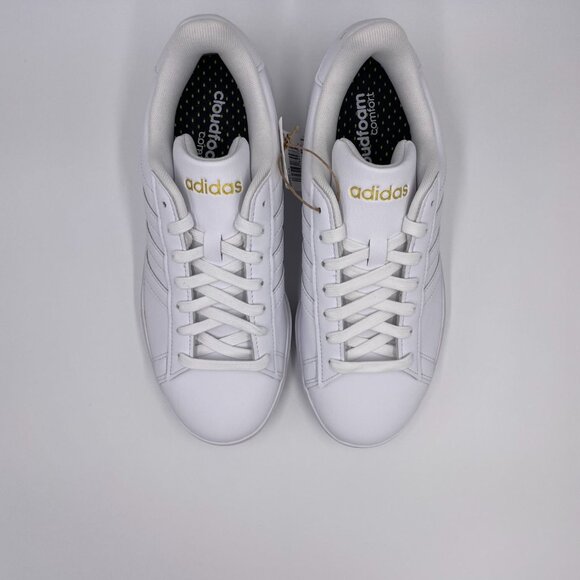 adidas Grand Court 2.0 White Women's Shoes - Picture 5 of 8